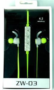 Geeko Wireless Bluetooth Earphones Green