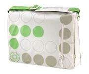 Hama 17 Inch Messenger Notebook Bag Green and White