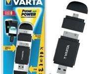 Varta Black Mini Powerpack Charger Smart 2 In 1 Solution