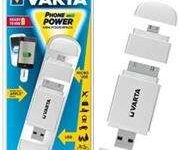 Varta White Mini Powerpack Charger Smart 2 In 1 Solution