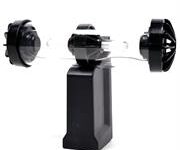 UniQue Transparent Tube Blue LED Light Stereo Speaker