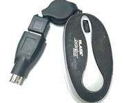 Geeko Black And Silver USB Mini Optical Mouse