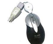 Geeko Black & Silver USB Mini Optical Mouse