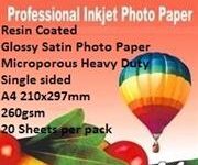 EBox Resin Coated Glossy Satin Photo Paper
