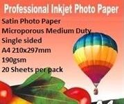 E-Box Satin Photo Paper- Microporous Coated Medium Duty