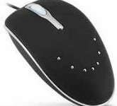 UniQue PS/2 Mouse With Carry Pouch - Black