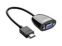 UGREEN HDMI to VGA Converter, 1080p Video Adapter - Black