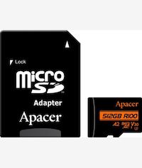 Apacer 512GB MicroSD Class10 V30 Memory Card