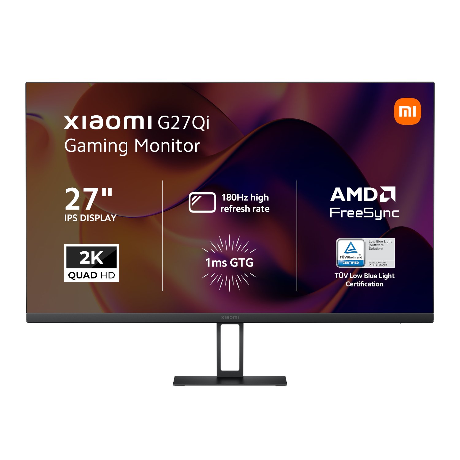 Xiaomi G27Qi 27" 2K 1440p IPS Gaming Monitor (180Hz, 1ms)