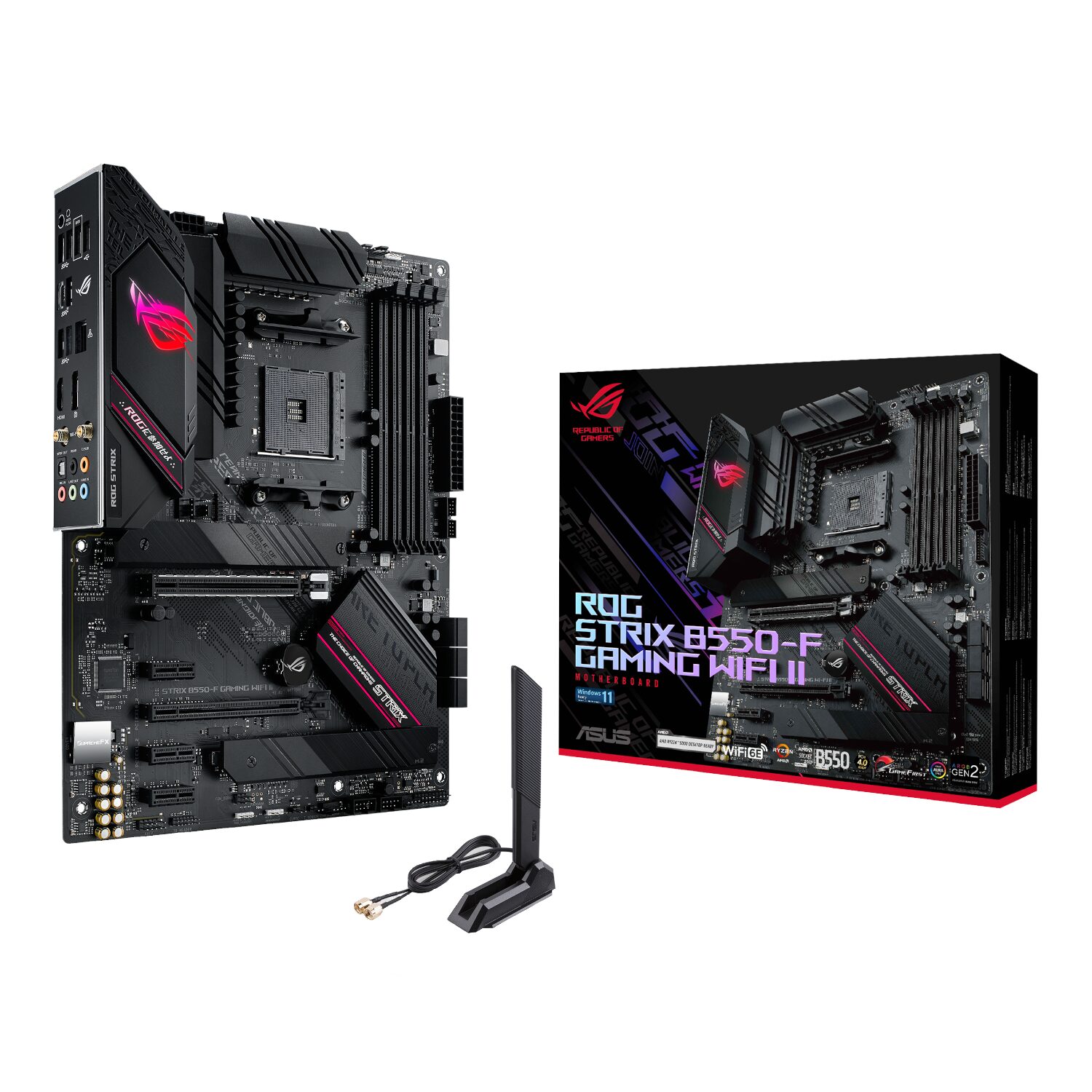 Asus ROG Strix B550-F Gaming WiFi Motherboard - AMD AM4 - Image 1