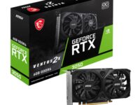 MSI GeForce RTX 3050 VENTUS 2X E 6GB OC Graphics Card