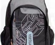 Macaroni Black and Grey Scolaro Student Backpack