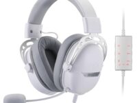 REDRAGON Over-Ear AURORA Gaming Headset - White