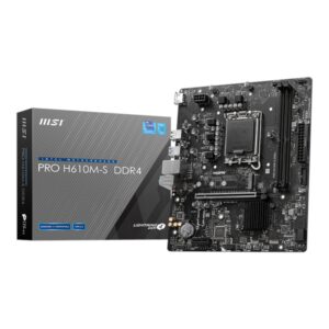 MSI H610M-S PRO LGA1700 M-ATX DDR4 Motherboard