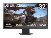 LG UltraGear 32" QHD VA Curved Gaming 180Hz 1ms