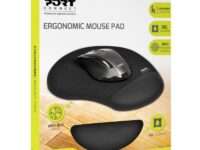 Port Ergonomic Gel Mouse Pad - Black
