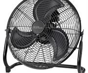 Alva Air 50cm High Velocity Matte Black Floor Fan