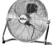 Alva Air 50cm High Velocity Chrome Floor Fan