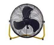 Alva Air 50cm Black With Yellow 160w Floor Fan