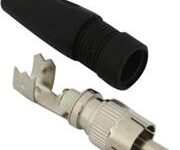 Securnix RCA male solderless connector with boot 10PKT