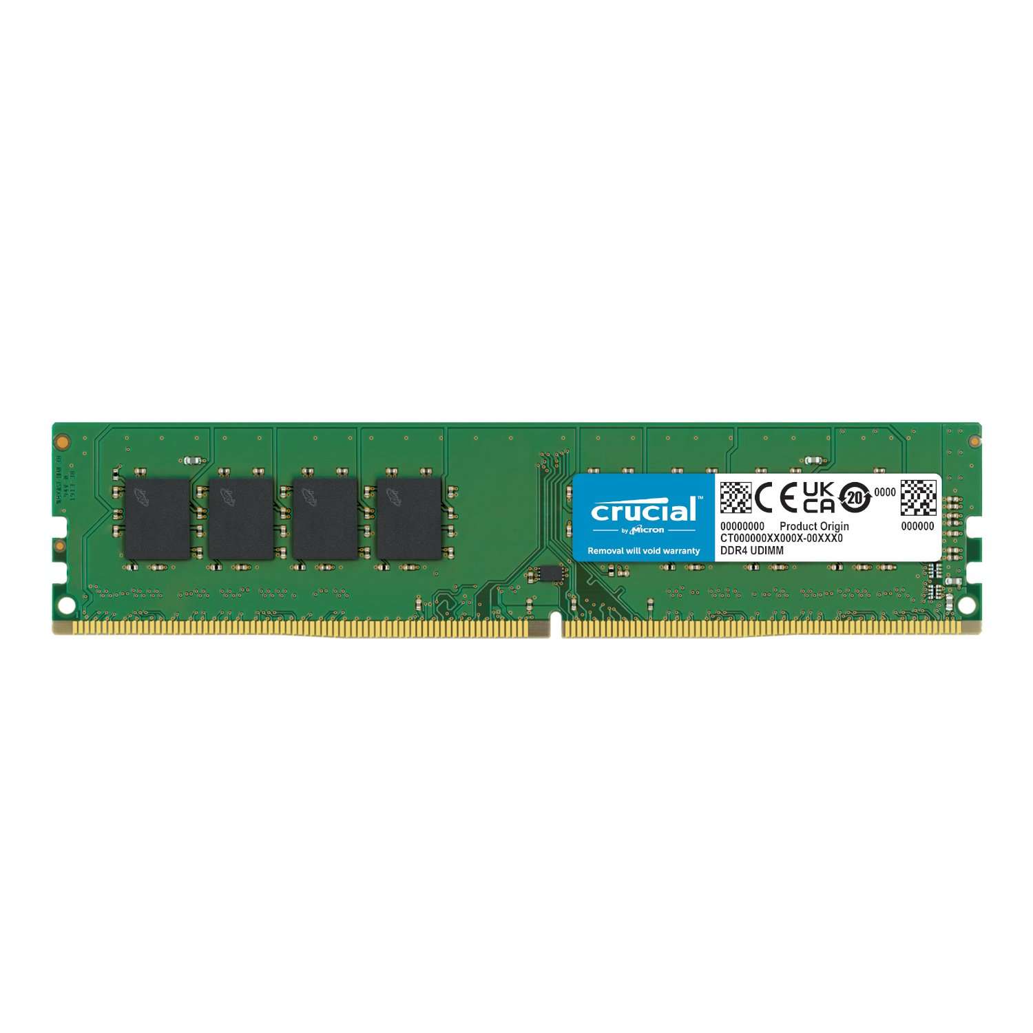 Crucial 8GB DDR4 3200MHz UDIMM Desktop Memory - Image 1