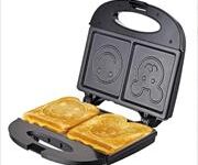 Sokany Dual Smiley Emoji Waffle Maker