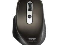 Port Connect Bluetooth Wireless and Rechargeable Executive Mouse - Black