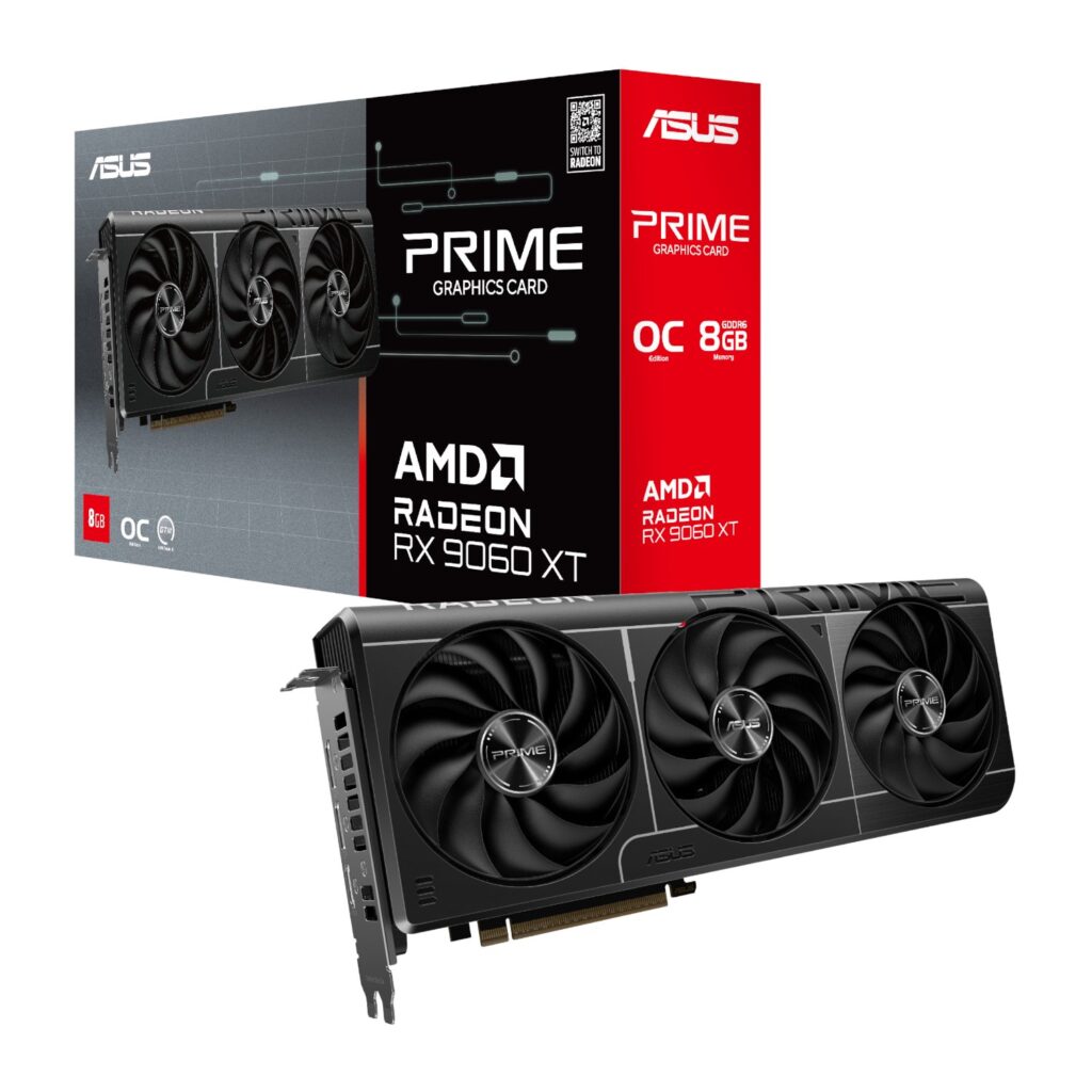 ASUS Prime Radeon? RX 9060 XT 8GB GDDR6 OC Edition Graphics Card