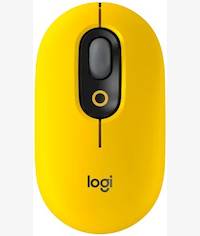 Logitech POP Silent Wireless Mouse Yellow