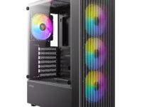 Antec AX27 RGB ELITE ATX Gaming Chassis - Black