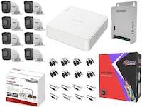 Hikvision 8 Channel DVR 2MP Camera 100M Cat6 Cable CCTV Kit