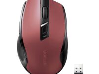 UGREEN MU006 2.4GHz Wireless Optical Mouse - Red