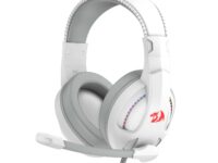 Redragon H211 CRONUS Surround Sound RGB Wired Gaming Headset – White