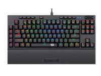 Redragon K588 RGB Pro BROADSWORD TKL Mechanical Wired Gaming Keyboard - Black