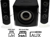 AudioMate 2 Channel and Subwoofer Stereo Speaker System