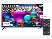 LG 43 inch UHD AI HDR10 webOS25 Smart TV