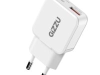 Gizzu 2-Port 20W GaN Wall Charger