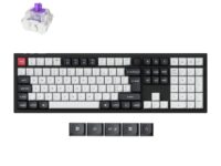 Keychron Q6 HE QMK Full-size Wireless Custom Mechanical Keyboard (Nebula Switch) – Carbon Black