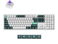 Keychron Q6 HE QMK Full-size Wireless Custom Mechanical Keyboard (Nebula Switch) – Shell White