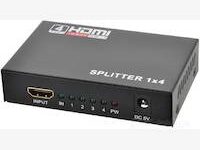 UniQue 4K Ultra HD 4 Port HDTV Splitter