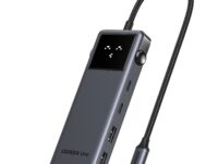 UGREEN 6-in-1 Type-C Hub with 4K HDMI, 100W PD and 10Gbps USB Ports – Grey