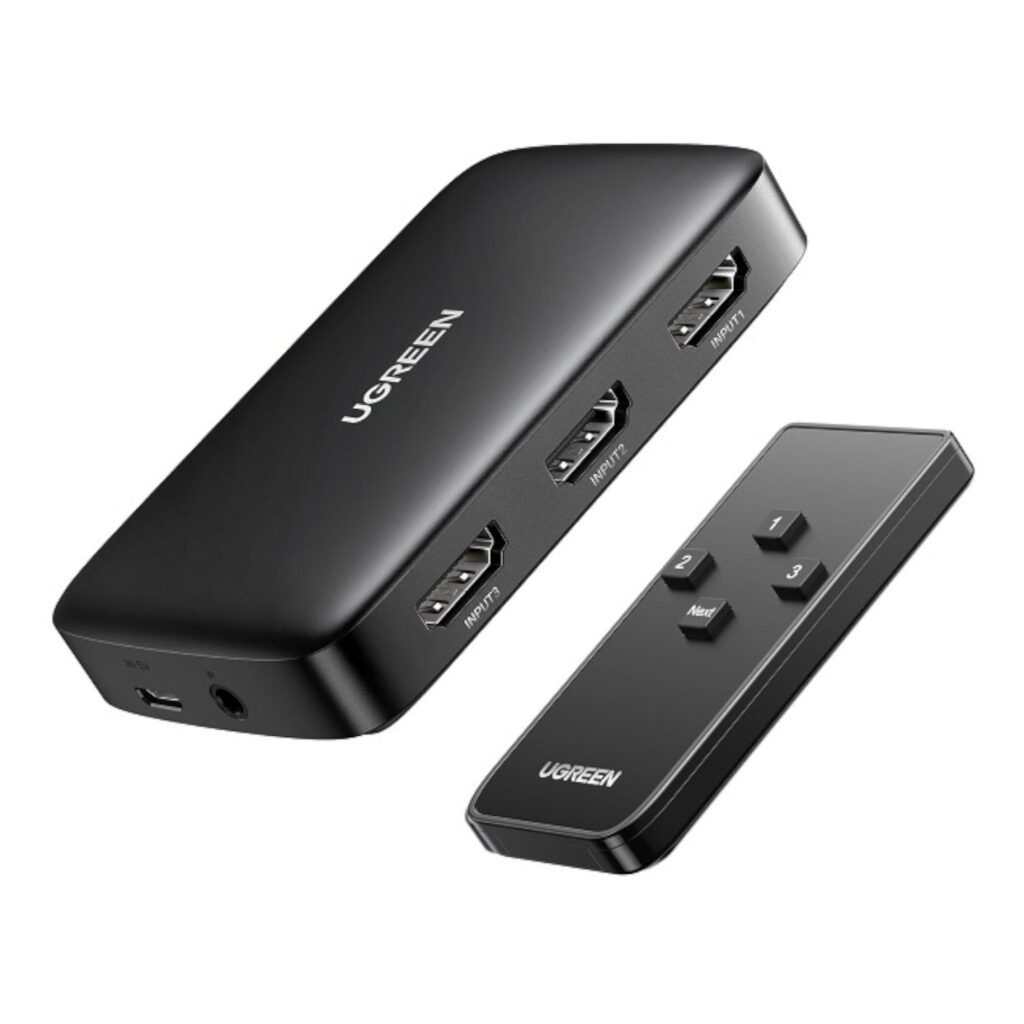 UGREEN CM332 3-in-1 HDMI 1.4 Switch 4K
