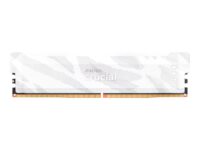 Crucial Pro 16GB 6400Mhz DDR5 Desktop OC Gaming Memory - White