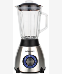 Mellerware 1.5L 550W Stainless Steel With Coffee Mill Jug Blender