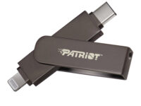 Patriot iLuxe Stick C 256GB USB 3.2 GEN 1 Type C + Lightning Flash Drive - Black