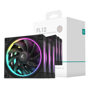DeepCool FL12 SE 3-in-1 ARGB 120mm Fan Pack - Black