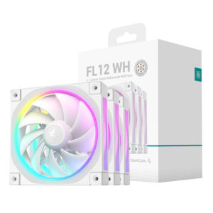 DeepCool FL12 SE 3-in-1 ARGB 120mm Fan 3 Pack - White