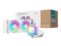 DeepCool LE240 V2 240mm ARGB AIO CPU Liquid Cooler - White
