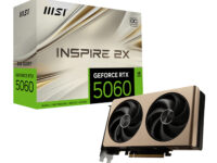 MSI GeForce RTX 5060 8G INSPIRE 2X OC Graphics Card – Gold