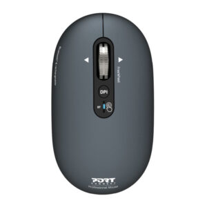 Port Connect PURE MAC Rechargeable Wireless and Bluetooth Mouse - Shadow